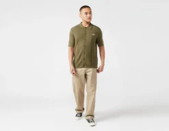 Fred Perry Button Through Knitted Shirt -Pied Chic Soldes Magasin sz 632984 c scaled