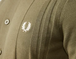 Fred Perry Button Through Knitted Shirt -Pied Chic Soldes Magasin sz 632984 e scaled