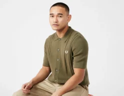 Fred Perry Button Through Knitted Shirt -Pied Chic Soldes Magasin sz 632984 f scaled