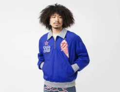 ICECREAM Baseball Collared Bomber Jacket