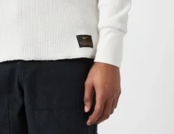 Nike Life Long-Sleeve Waffle T-Shirt -Pied Chic Soldes Magasin sz 645672 e scaled