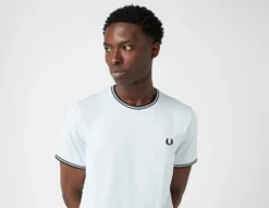 Fred Perry T-Shirt Twin Tipped Ringer -Pied Chic Soldes Magasin sz 651577 d scaled