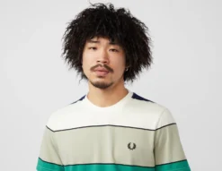 Fred Perry Bold Stripe T-Shirt -Pied Chic Soldes Magasin sz 653656 d scaled