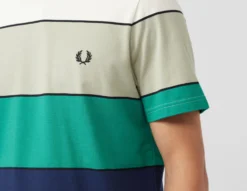 Fred Perry Bold Stripe T-Shirt -Pied Chic Soldes Magasin sz 653656 e scaled