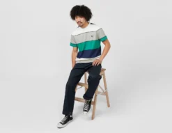 Fred Perry Bold Stripe T-Shirt -Pied Chic Soldes Magasin sz 653656 f scaled