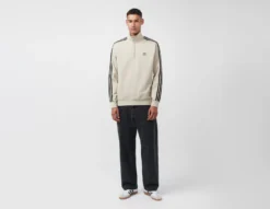 Adidas Originals 3 STRIPE QTR ZIP -Pied Chic Soldes Magasin sz 664766 c scaled