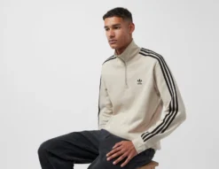 Adidas Originals 3 STRIPE QTR ZIP -Pied Chic Soldes Magasin sz 664766 f scaled