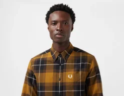 Fred Perry Chemise Tartan -Pied Chic Soldes Magasin sz 673724 e scaled