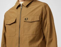Fred Perry Zip Overshirt -Pied Chic Soldes Magasin sz 673728 e scaled