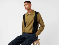 Fred Perry Colour Block Polo Shirt -Pied Chic Soldes Magasin sz 673731 f scaled