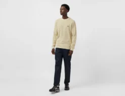 Fred Perry Waffle Knit Sweatshirt -Pied Chic Soldes Magasin sz 673734 c scaled