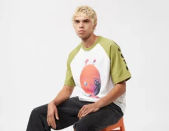 Pleasures X Sonic Youth Alien Raglan T-Shirt -Pied Chic Soldes Magasin sz 698343 f scaled