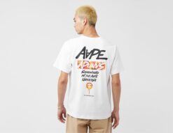 AAPE By A Bathing Ape Moonface Graphic Print T-Shirt