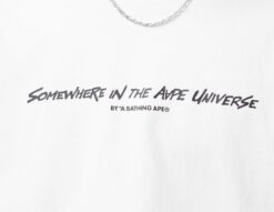 AAPE By A Bathing Ape Moonface Graphic Print T-Shirt -Pied Chic Soldes Magasin sz 623474 d