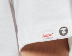 AAPE By A Bathing Ape Moonface Graphic Print T-Shirt -Pied Chic Soldes Magasin sz 623474 e
