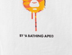 AAPE By A Bathing Ape Moonface Graphic Print T-Shirt -Pied Chic Soldes Magasin sz 623474 f