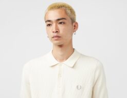Fred Perry Panel Knit Polo Shirt -Pied Chic Soldes Magasin sz 649111 e
