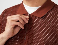 Obey Rolling Short-Sleeve Polo -Pied Chic Soldes Magasin sz 686564 e